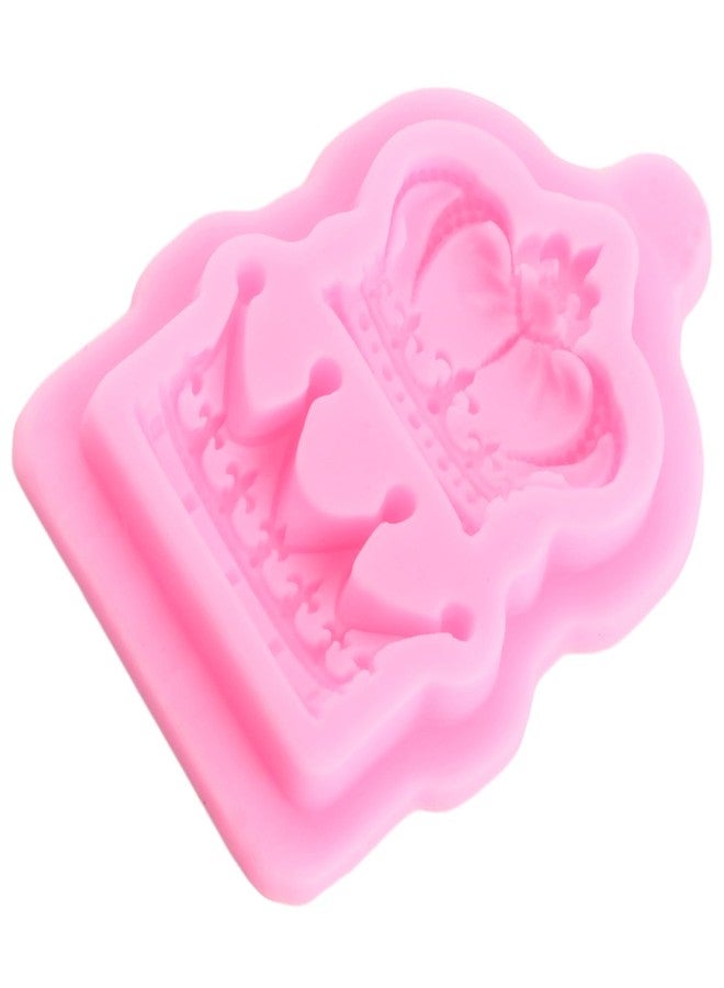 RFGHAC 3D Crown Fondant Chocolate Molds Crown Silicone Mold for Cake Decorating Cupcake Topper Candy Gum Paste Polymer Clay Set Of 2 - Image 5