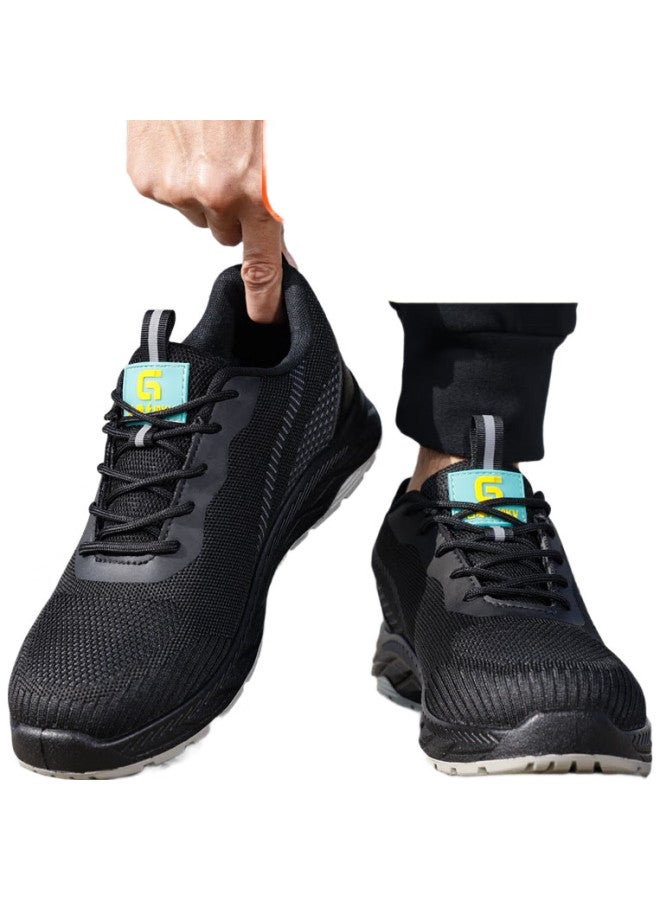 WELDON Safety Shoes For Men, Summer Breathable, Anti-Smashing, Puncture-Resistant, 10Kv Insulated, Electrician Wear-Resistant Work Safety Shoes F093 39 - Image 1