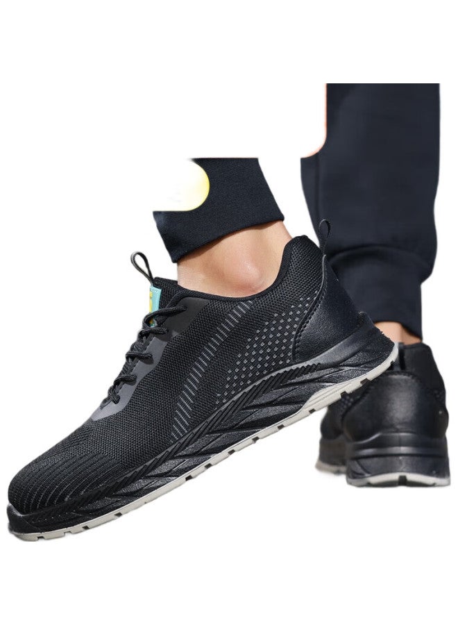 WELDON Safety Shoes For Men, Summer Breathable, Anti-Smashing, Puncture-Resistant, 10Kv Insulated, Electrician Wear-Resistant Work Safety Shoes F093 39 - Image 2