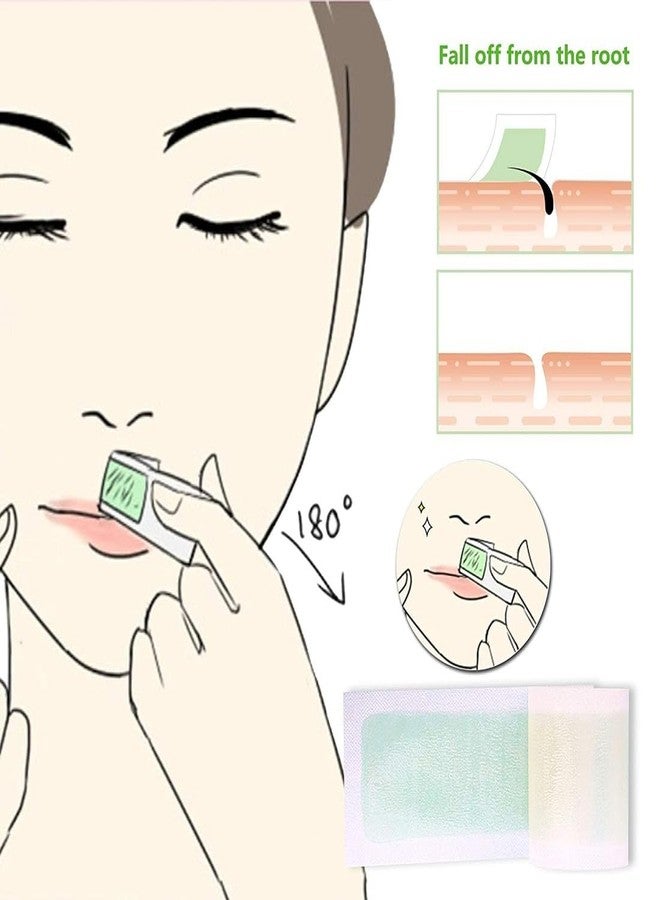 Rinpoche One Go Facial Wax Strips | Ready-To-Use Facial Wax Strips | Face, Cheek, Upper Lip & Chin Facial Wax | Painless Hair Removal | With 2 Finish Wipes | 20 Strips (Avocado Oil) - Image 4