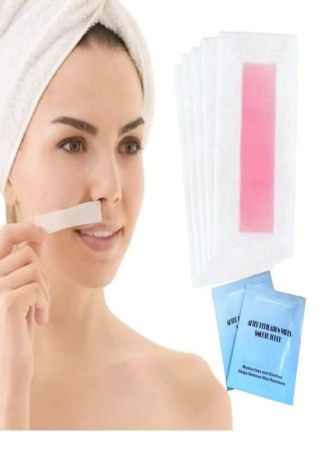 Rinpoche One Go Facial Wax Strips | Ready-To-Use Facial Wax Strips | Face, Cheek, Upper Lip & Chin Facial Wax | Painless Hair Removal | With 2 Finish Wipes | 20 Strips (Avocado Oil) - Image 1