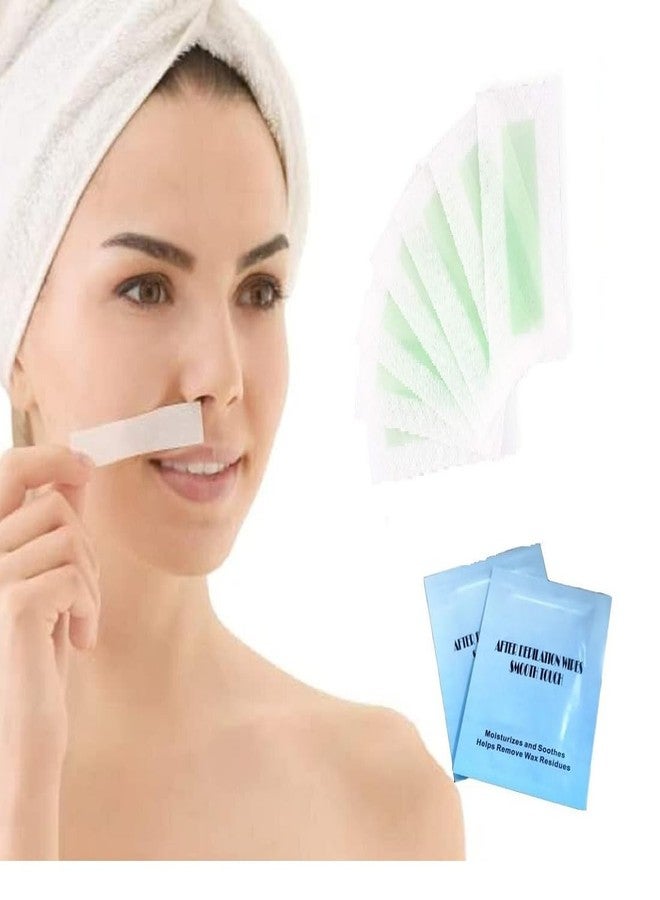Rinpoche One Go Facial Wax Strips | Ready-To-Use Facial Wax Strips | Face, Cheek, Upper Lip & Chin Facial Wax | Painless Hair Removal | With 2 Finish Wipes | 20 Strips (Avocado Oil) - Image 2