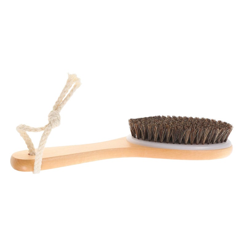 Horse Grooming Brush with Comb for Fur Care and Dirt Removal Sturdy Body Brush - Image 2