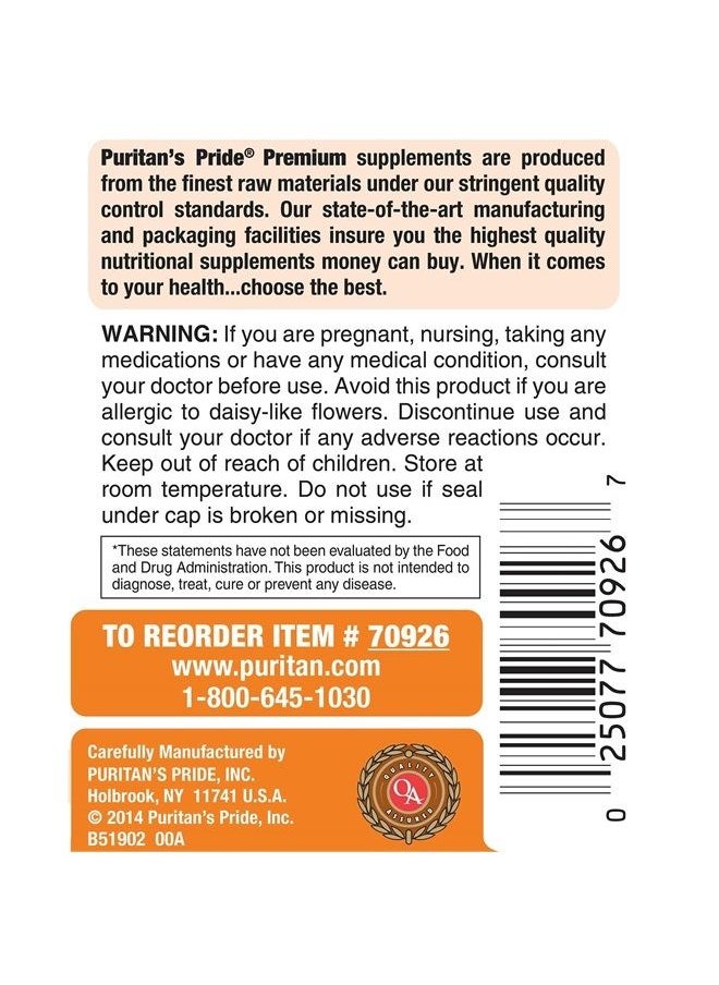 Puritan's Pride - Lutein 40mg With Zeaxanthin, Supports Eye Health, 120 Count (Pack of 2) - Image 1
