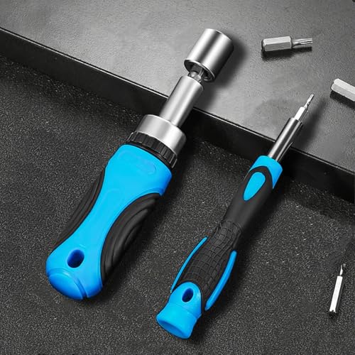 Aezic Tool Advent Calendar 2025 44piece Tool Set with Precision Bits Precision Screwdrivers Ratchet Bit Handle Hexagon Socket Storage Case 24Day Home Tool Kit Christmas Countdown Calendar for Men Mechanics - Image 3