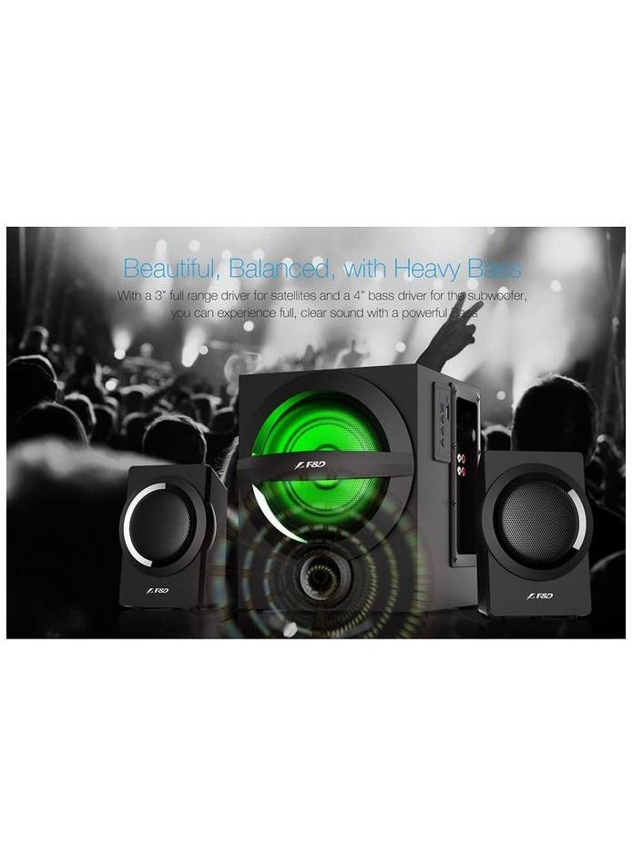 F&D F&D F&D A140X 2.1 Multimedia Bluetooth Speaker - Black  - Image 2