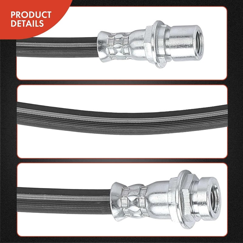 A-Premium Rear Inner Brake Hydraulic Hose for Chevy and GMC - Image 5