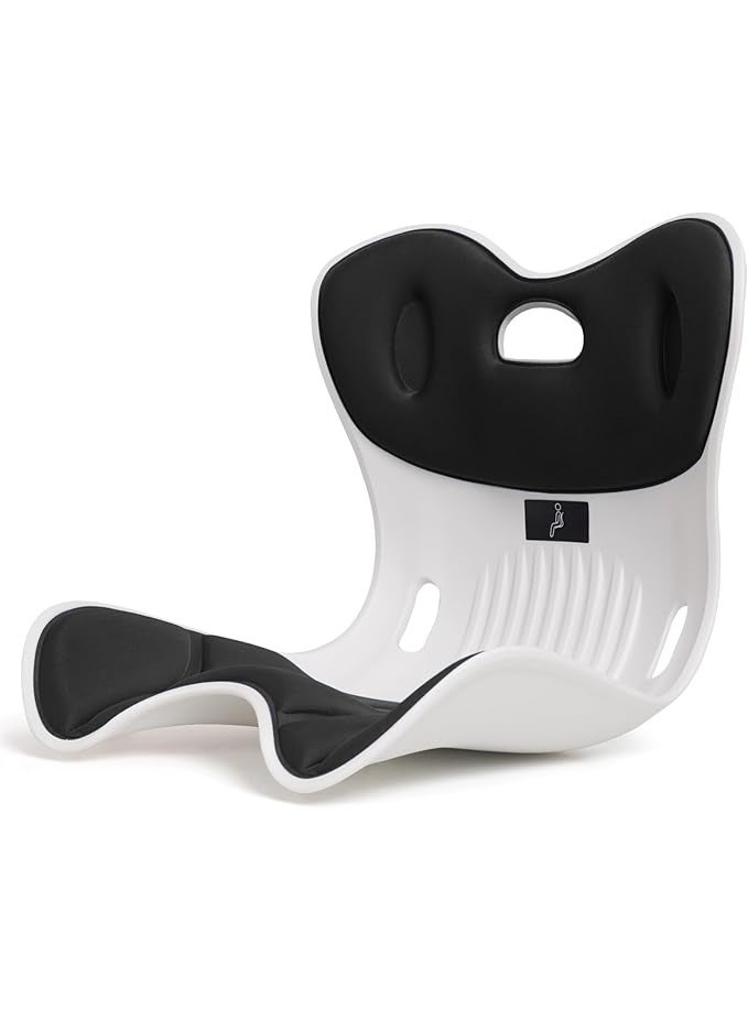 مخدة ميموري فوم مريحة لدعم الظهر والمقعد - تخفيف آلام الفقرات القطنية والعصعص وتصحيح وضعية الجلوس - عملية ومحمولة للعمل واللعب - Image 1