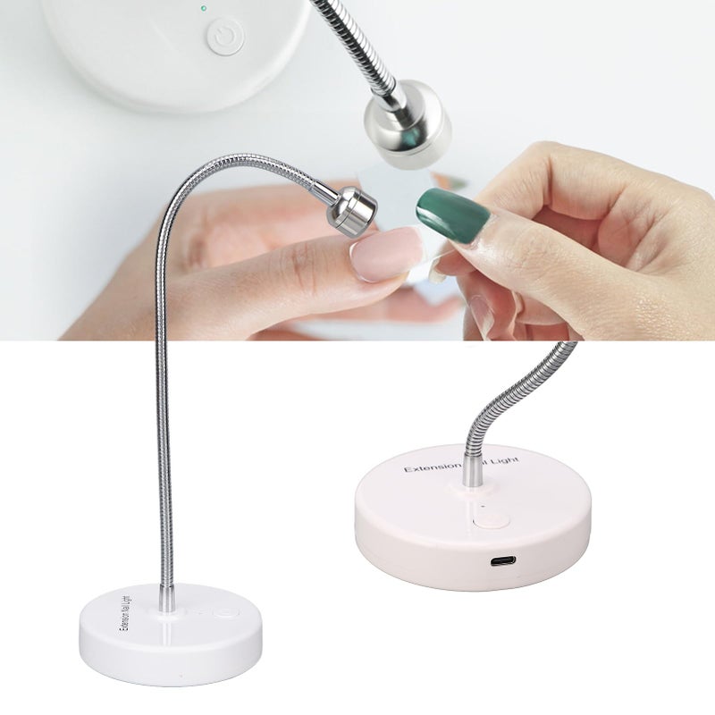 Brrnoo LED Light, 3W USB Input Flash Cure Light for Nails, Nail Dryer Nail Extension Gel Curing Lamp for Outdoor Stall Gel Nail Curing - Image 1