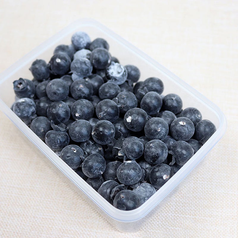 1 Set/20pcs Simulated Fruit Decoration Artificial Blueberry Shaped Design Model Props Ornament for Shop Window Home (Large Size, 2cm of Diameter, Blueberry) - Image 2