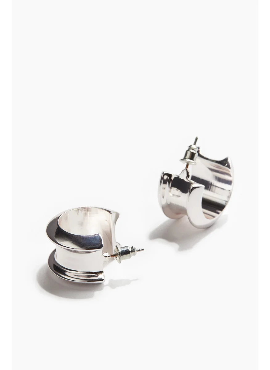 اتش اند ام Wide Hoop Earrings