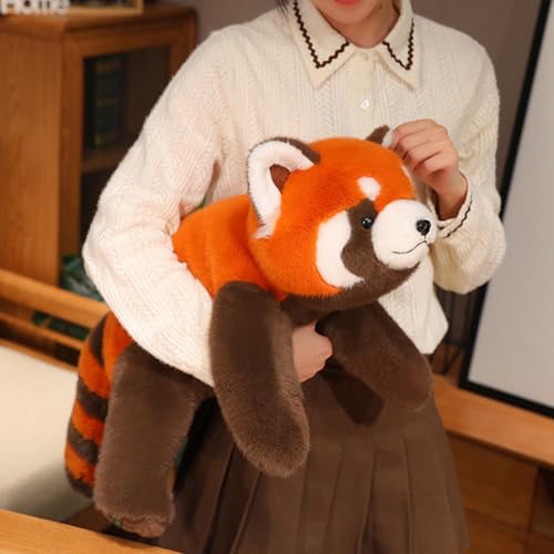 Ditucu Red Panda Stuffed Animal Realistic Plush Toys Cute Soft Hugging Plushies Gifts for Kids 22 inch - Image 1