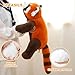 Ditucu Red Panda Stuffed Animal Realistic Plush Toys Cute Soft Hugging Plushies Gifts for Kids 22 inch - Image 4