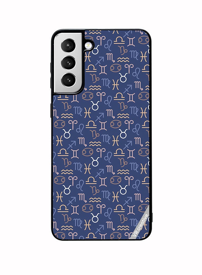 VR CREATIVE Protective Case Cover For Samsung Galaxy S22 5G Pattern Zodiac Signs Design Multicolour - Image 1