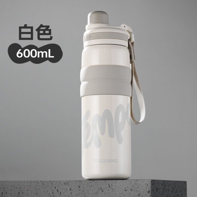 FUGUANG Authentic Double-Drink Student Edition Sports Insulated Water Bottle - Portable, Shatterproof, Large Capacity - Image 1