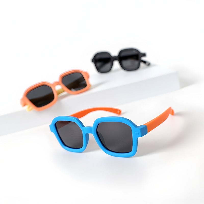 Children'S Square Sunglasses For Boys And Girls Sunscreen Sunglasses Sunshade Anti-Uv Glasses Baby Simple Polarized Sunglasses - Image 5