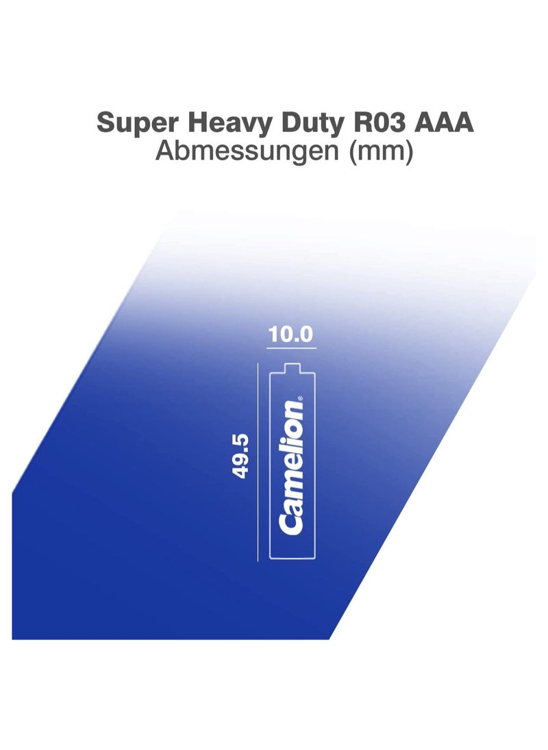 Camelion - Camelion AAA Heavy Duty Battery x5 - Image 1