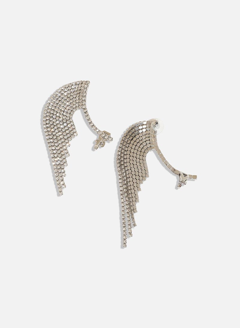 SOHI Radiant Nights Luminous Artificial Drop Earring Jewellery - Image 3