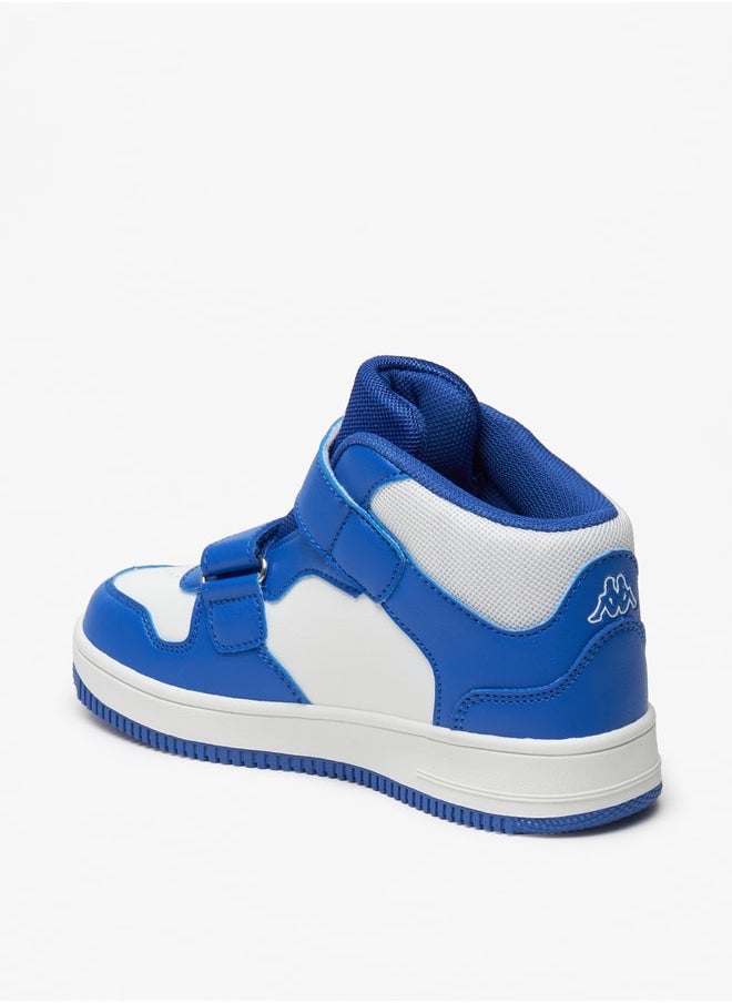 Kappa - Boys' High Top Sneakers with Hook and Loop Closure - Image 1
