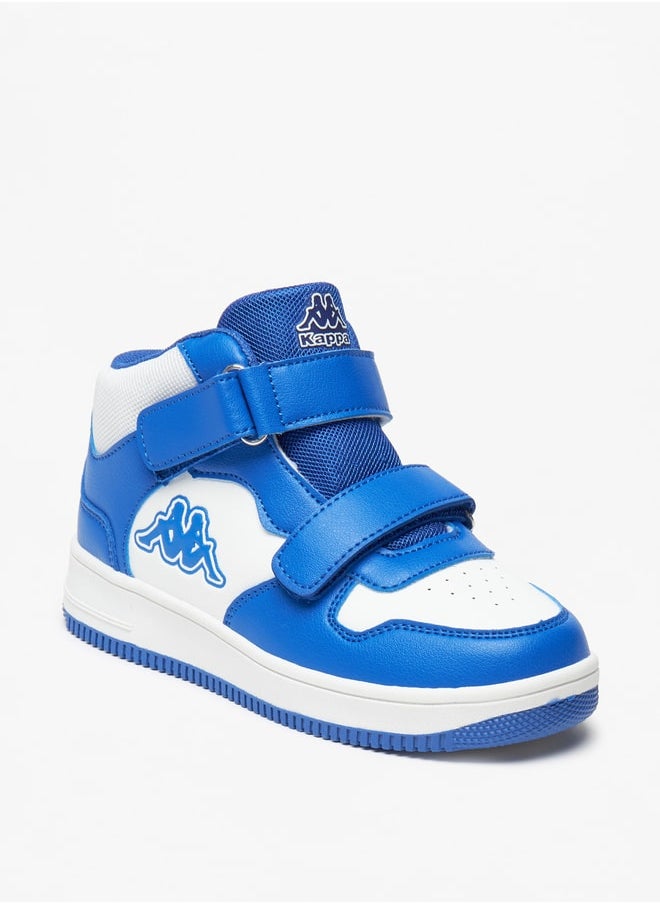 Kappa - Boys' High Top Sneakers with Hook and Loop Closure - Image 1