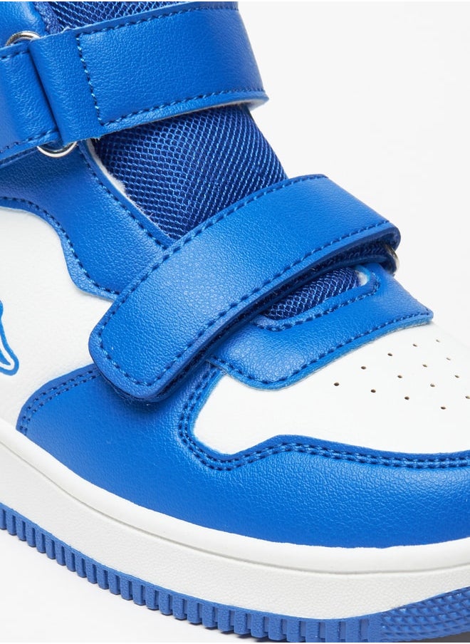 Kappa - Boys' High Top Sneakers with Hook and Loop Closure - Image 1