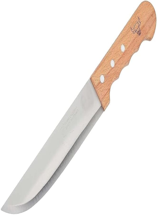 Agfa Metal Knife with Wooden Handle - Size 7