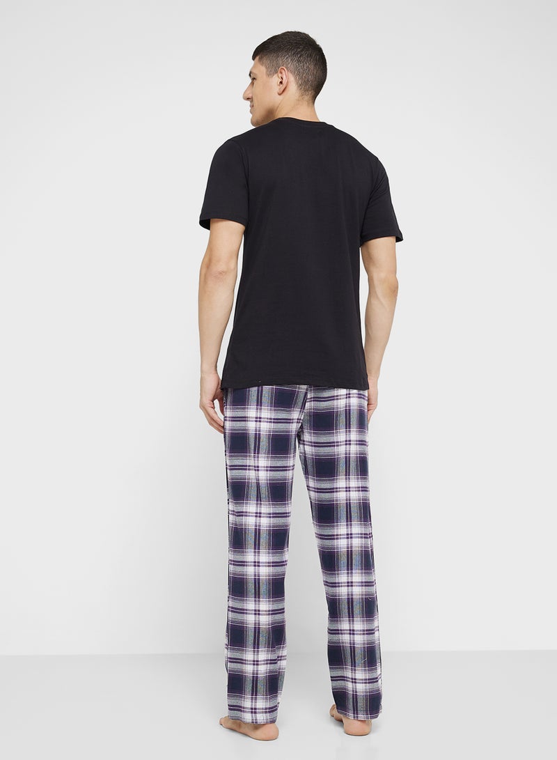 Robert Wood Nightwear T-Shirt & Pants Sets  - Image 2