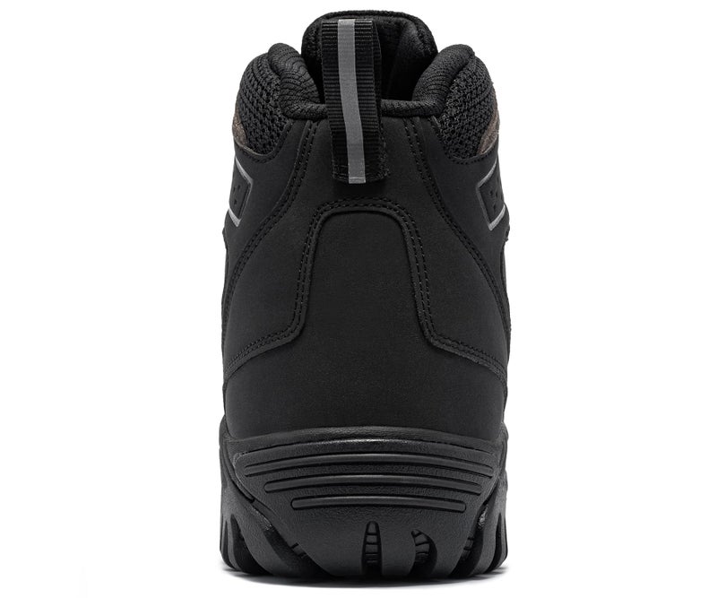 LARNMERN Steel Toe Boots for Men Safety Work Shoes Puncture Resistant Outdoor Protection Footwear Industrial and Construction Boots black Size: 10.5 - Image 4