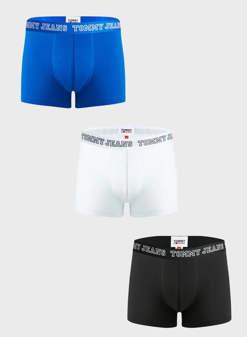 TOMMY JEANS 3 Pack Logo Band Briefs