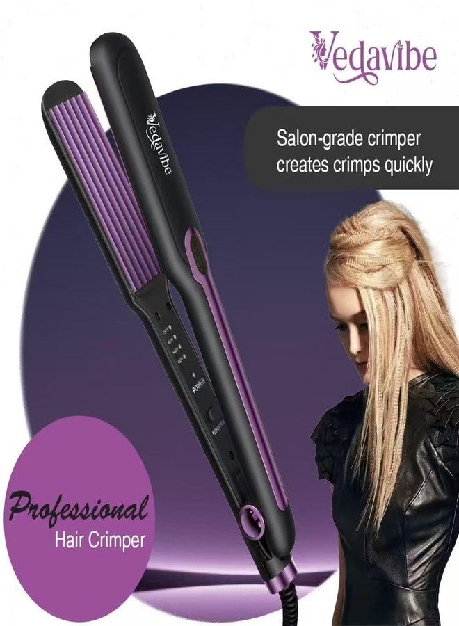 Vedavibe Professional Neo Tress Hair Crimper with 4X Protection For Women & Girl, Crimp & Style Electric Hair Styler Crimper - Image 2
