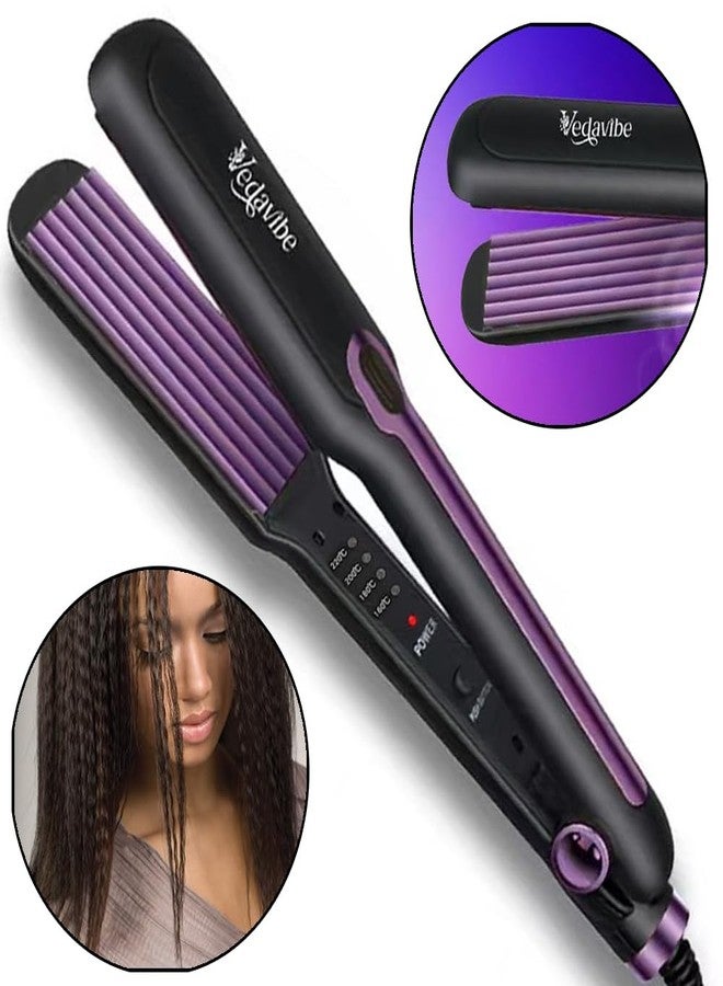 Vedavibe Professional Neo Tress Hair Crimper with 4X Protection For Women & Girl, Crimp & Style Electric Hair Styler Crimper - Image 5