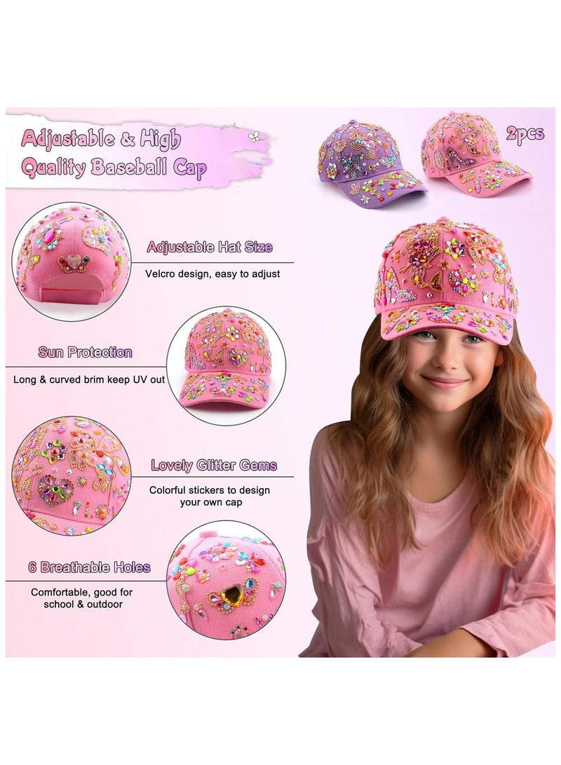 Mr. Penda DIY Diamond Painting Hat Stickers Kit,Decorate Your Own Baseball Cap with Cute Stickers,Fun Creative Arts and Crafts Kit for Kids Age 4-12, Birthday Party Gifts - Image 5