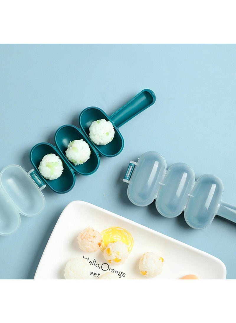 Sweet seven - DIY Rice Ball Making Kit - Sushi Roller & Lunch Maker Mould Set - Kid-Friendly Food Decor Tools - Create Ball-Shaped Rice Delights - Image 1