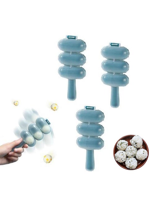 DIY Rice Ball Making Kit - Sushi Roller & Lunch Maker Mould Set - Kid-Friendly Food Decor Tools - Create Ball-Shaped Rice Delights