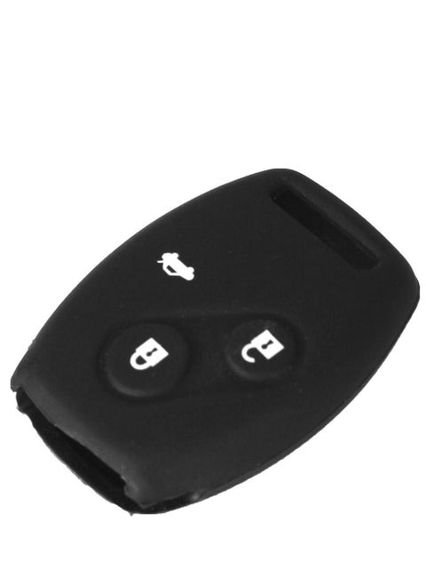 Sillicone Key Fob Cover Keyless Entry Shell Case Fob Rubber Key Skin Cover Fit For Honda Accord Civic CR-V 3 Buttons