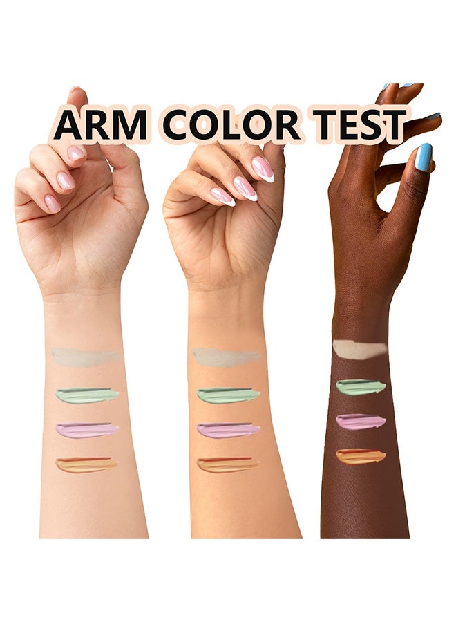 SHCOETY Bright & Light Primer Base,Natural Eye Primer with Moisturizing Function - Makeup Primer for Face - Conceals Pores - Does Not Cause Powder Clumping - Image 5