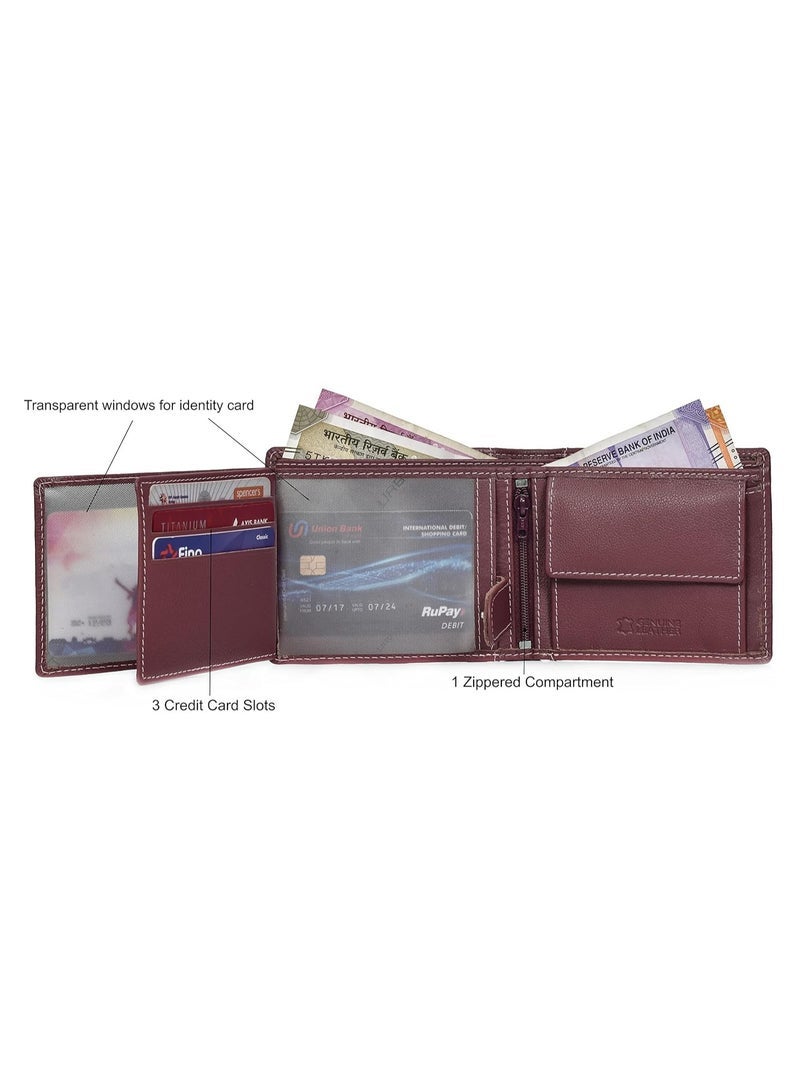 URBAN FOREST Oliver Brown Leather Wallet for Men with Box - Image 4