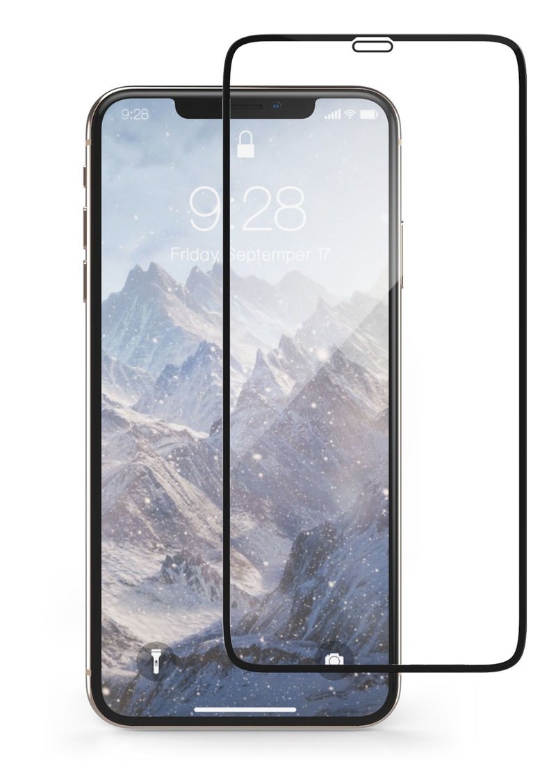 Generic 9D Explosion-proof full-cover tempered glass for iPhone XS/iPhone X 5.8 inch screen protector with black frame used Safety packing box  - Image 1