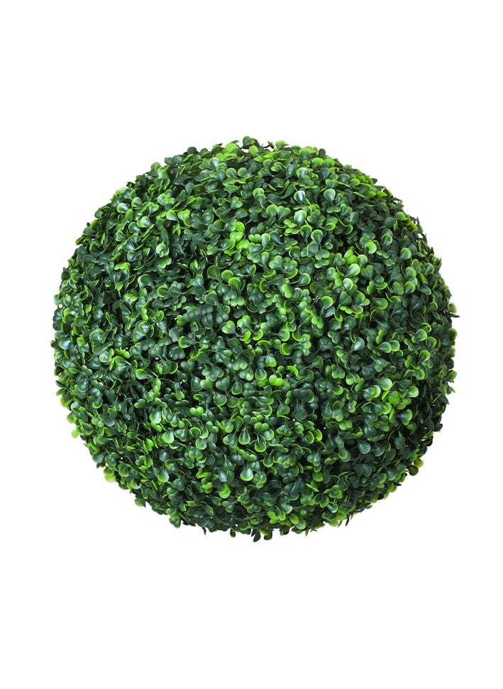 LINGWEI Boxwood Artificial Leaf Topiary Ball Artificial Grass Dome Plants Grass Ball Hanging Boxwood Plant Ball Realistic Fake Plant Green Ball for Hanging Indoor Outdoor Garden  - Image 1