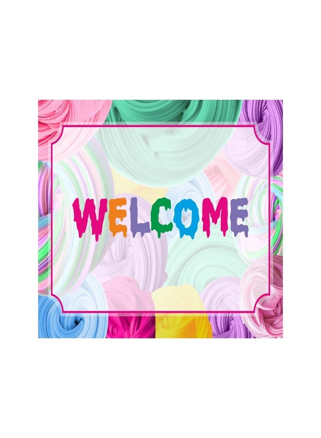 PrettyurParty Pretty UR Party Slime Party decorations Kit - 80 pcs includes Banner, balloons, thank you, centerpiece, danglers, Slime Party Supplies, Slime Birthday Decor, Slime DIY décor Pack for kids, girls, boys - Image 3