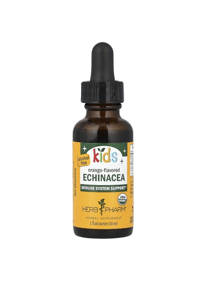 Herb Pharm, Kids Echinacea, Alcohol Free, Orange, 320 mg, 1 fl oz (30 ml) (Packaging may vary)