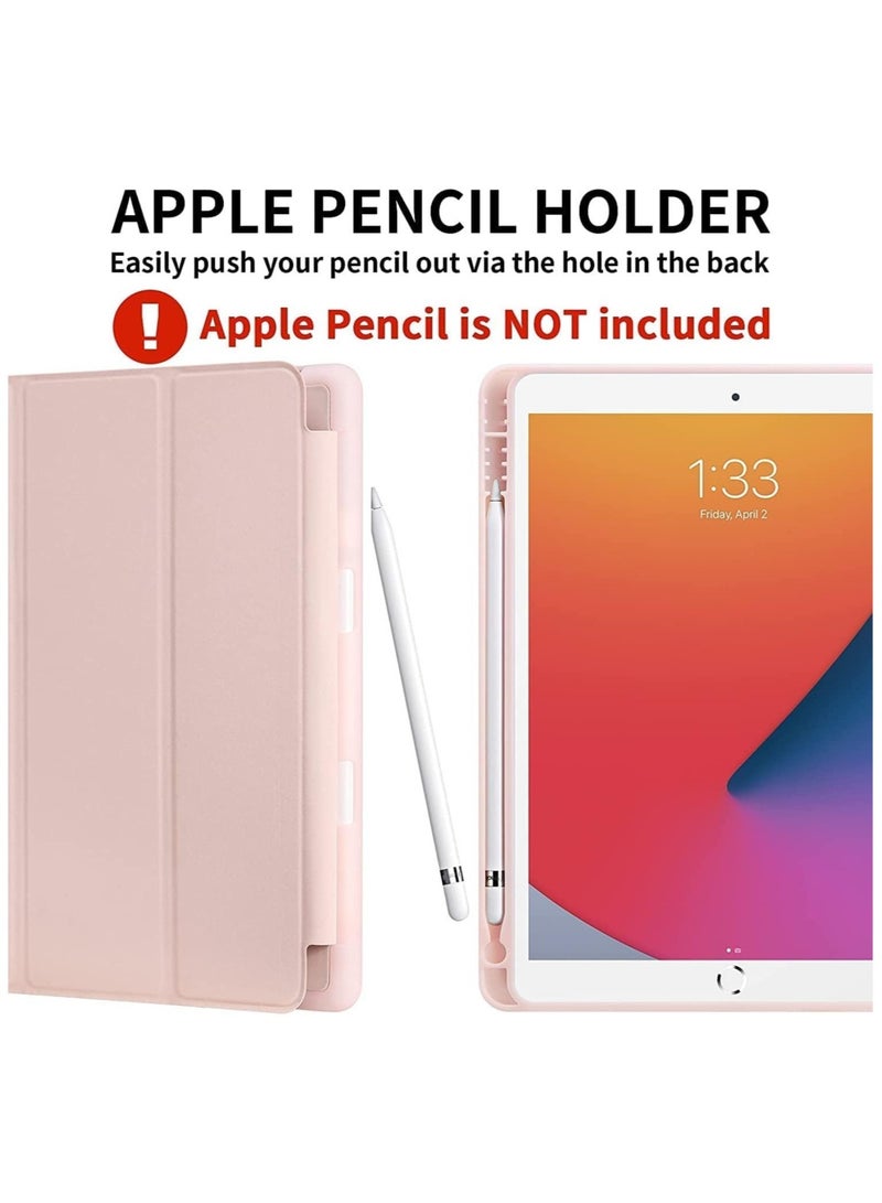 ELTRAZONE iPad 9th/8th/7th Generation case (2021/2020/2019) iPad 10.2-Inch Case with Pencil Holder [Sleep/Wake] Slim Soft TPU Back Smart Magnetic Stand Protective Cover Cases - Image 3