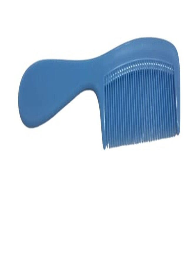 Salvus APP SOLUTIONS Long Handle Fine Tooth Comb - Blue Plastic Hair Comb for Women & Men | Durable Styling Tool for Daily Haircare (2x8.5 inch) - Image 2