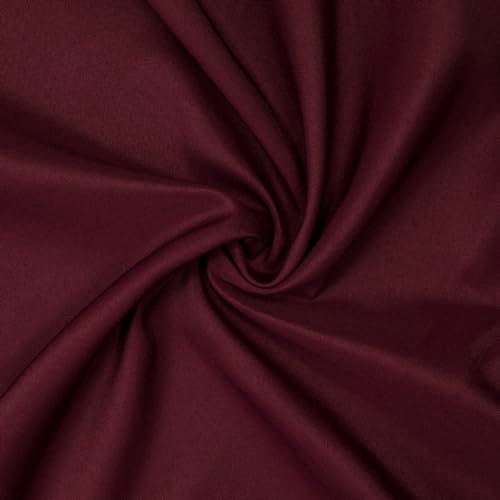 Gee Di Moda Square Tablecloth - 52 x 52 Inch Burgundy Table Cloth for Small Square or Round Tables - Heavy Duty Washable Fabric - for Buffet Table, Holiday Party, Dinner, Wedding & Baby Shower - Image 4