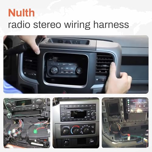 NuIth Car Radio Stereo Wire Harness Connector Antenna Adapter for Ford 2006-2012, Lincoln 2006-2010, Mercury 2006-2009 Fit OEM Radio Amplifier Wiring Harness RCA Adaptor Plug Installation - Image 5