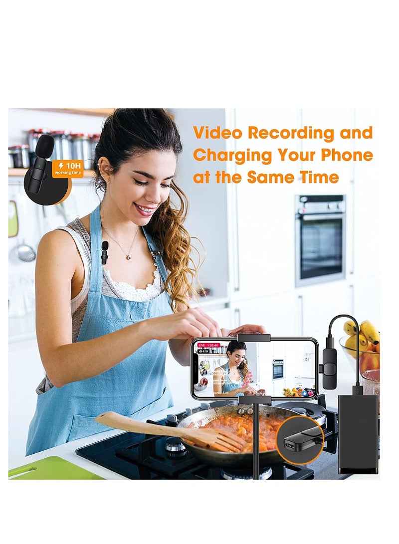 Wireless Lavalier Microphone for Type C Black - Image 3