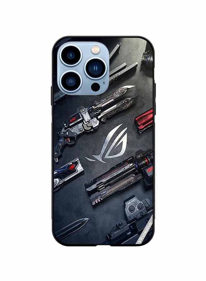 VR CREATIVE Protective Case Cover For Apple iPhone 14 Pro Max Rog Asus Design Multicolour - Image 1