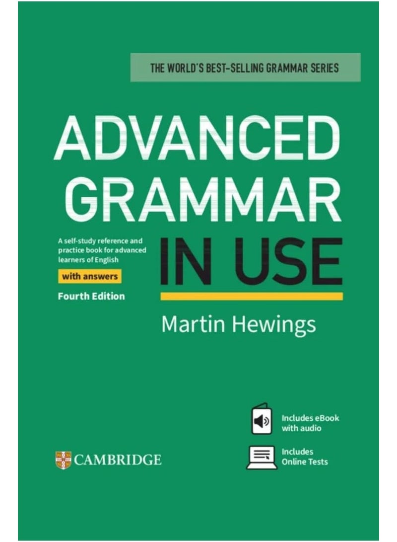 قواعد اللغة المتقدمة في الاستخدام مع الإجابات: مرجع للدراسة الذاتية وكتاب تدريبي لمتعلمي اللغة الإنجليزية المتقدمين