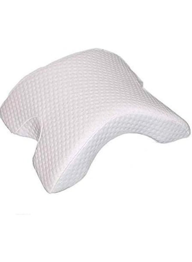 Ergonomic Arm Rest Memory Foam Pillow Pressure Relief Side Sleeper Pillow with Arm Tunnel Orthopedic Neck & Shoulder Support Breathable Washable Cover - Image 1
