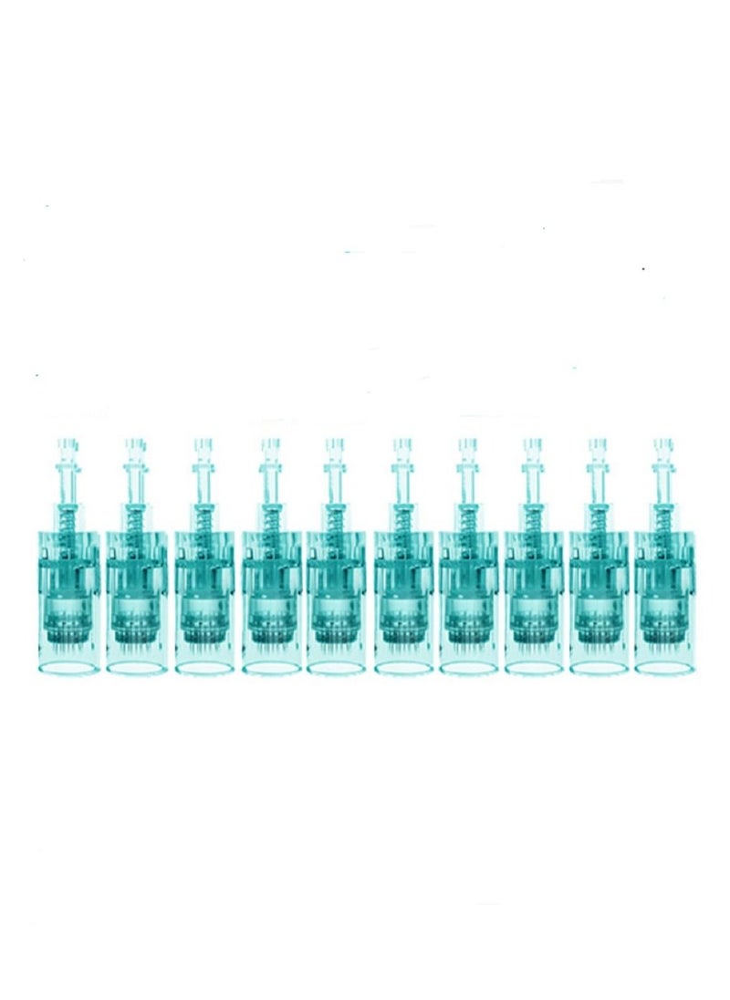 Generic 10Pcs Dr.pen Ultima A6S Needle Cartridge Round Nano Needles Microneedling Derma Pen Replacement Cartridges  - Image 1